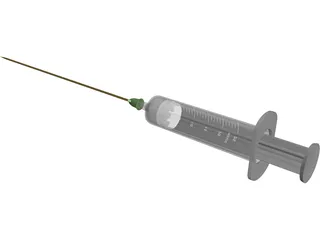 Syringe 3D Model