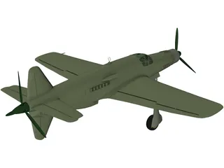 Dornier Do 335 Pfeil 3D Model