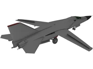 F-111 General Dynamics 3D Model