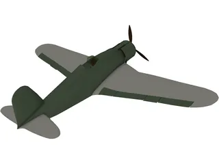 Fiat G.50 3D Model