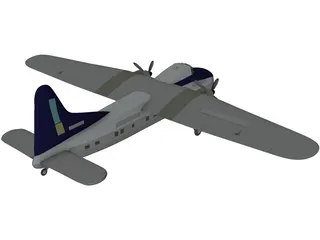 Bristol Freighter Mk 32 3D Model