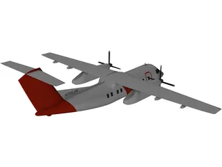 Bombardier Q200 Customs 3D Model