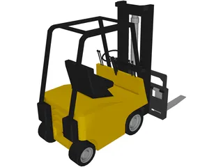 Forklift 3D Model