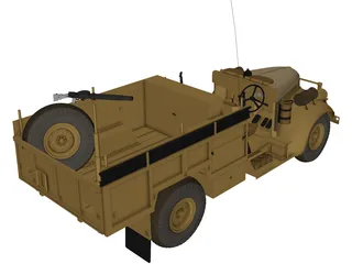 Long Range Desert Group Truck 3D Model