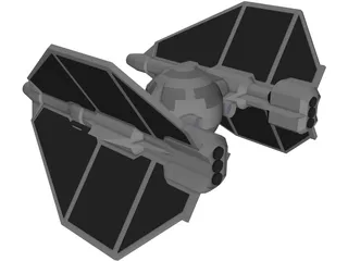 Star Wars T-Invader 3D Model