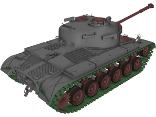 Pershing 3D Model