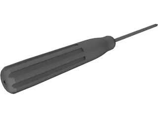 Screwdriver Cross 3D Model