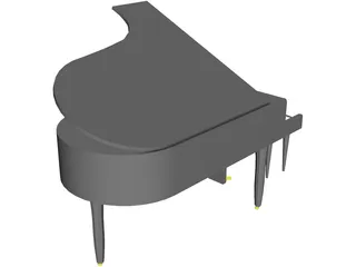 Piano Yamaha 3D Model