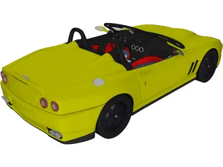 Ferrari 550 Barchetta (2000) 3D Model