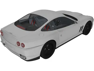 Ferrari 575M Maranello (2002) 3D Model