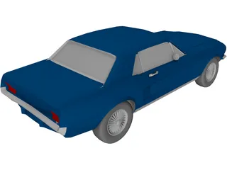 Ford Mustang (1967) 3D Model