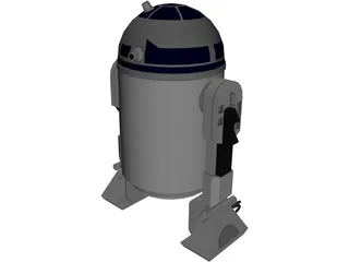 Star Wars R2D2 3D Model