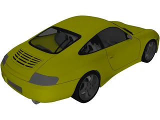 Porsche 911 996 Carrera 4S (2002) 3D Model