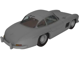 Mercedes-Benz 300 SL Gullwing (1950) 3D Model