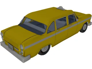 Taxi USA 3D Model