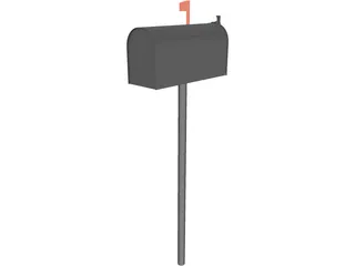 Mail Box USA 3D Model