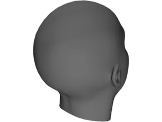 Human Head 3D Model