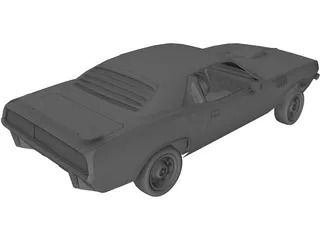 Dodge Muscle Car (1970) 3D Model