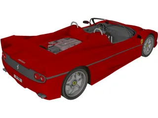 Ferrari F50 (1995) 3D Model