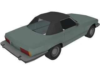 Mercedes-Benz 380 SL (1968) 3D Model