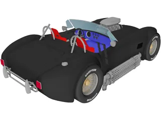 Shelby Cobra [Supercharged] 3D Model