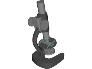 Microscope 3D Model