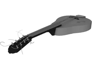 Mandolin 3D Model