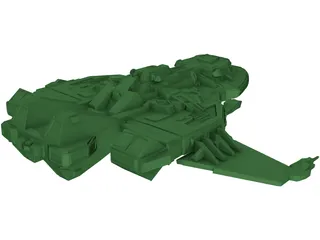 Spaceship 3D Model