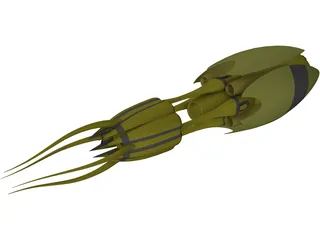 Vorlon Transport 3D Model