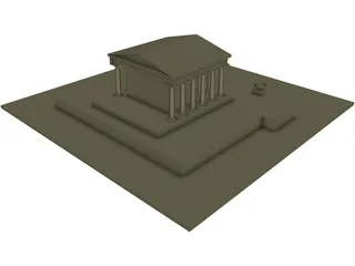 Temple 3D Model