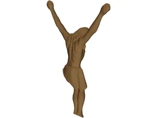 Christ Statue 3D Model