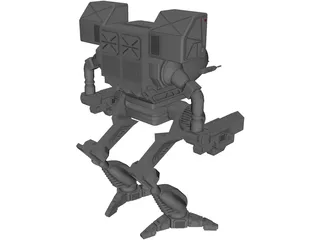 Mad Cat Battle Mech 3D Model