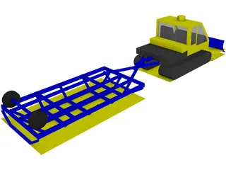 Bombardier BR-275 Groomer [+Drag] 3D Model