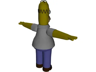 Simpsons Homer 3D Model