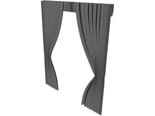 Curtain 3D Model