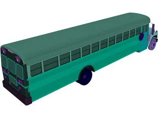 School Bus 3D Model