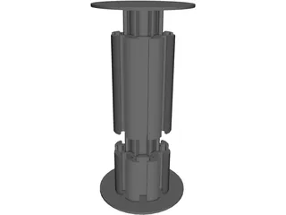 Octanorm M100 Connector 3D Model