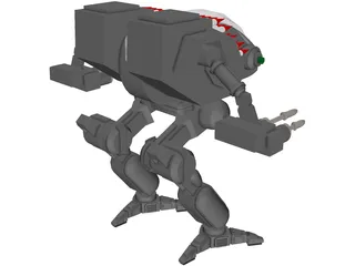 Mad Dog Battletech 3D Model