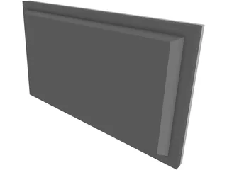 Flat Screen TV 3D Model