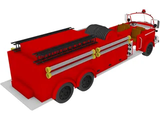 Fire Engine 3D Model