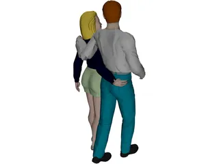 Man and Woman 3D Model