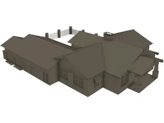 Clubhouse Crafts Style 3D Model