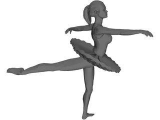 Ballerina 3D Model