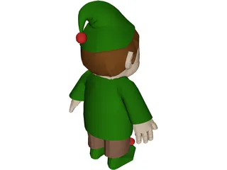 Elf Short 3D Model