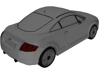 Audi TT Coupe (2001) 3D Model