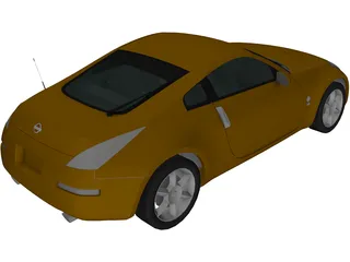 Nissan 350Z (2002) 3D Model