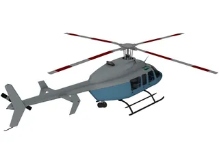 Bell 407 3D Model