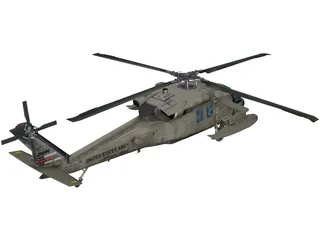 Sikorsky UH-60 Black Hawk 3D Model