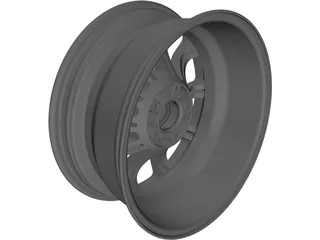 Rim 17 inch 10 spoke 3D Model