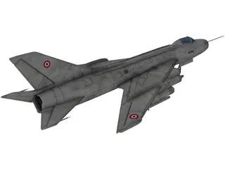 Sukhoi SU-7 3D Model